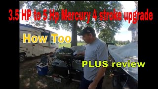 Mercury 3 5 hp to 5 0 hp upgrade Kit [upl. by Retnuh395]