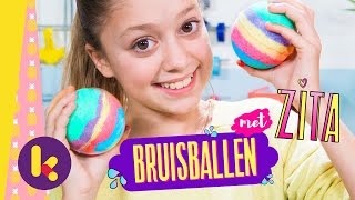 Regenboogbruisballen maken met Zita [upl. by Phelgen]