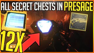 How To Get ALL 12 Secret LOOT Chests in Presage Tucked Away Triumph Guide 112  Destiny 2 [upl. by Aikkan]