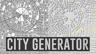 City Generator  Free Procedural City Generation [upl. by Ecinna662]