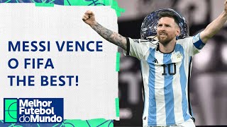 LIONEL MESSI É ELEITO MELHOR JOGADOR DO MUNDO PELA FIFA  Melhor Futebol do Mundo 15012024 [upl. by Attehcram]