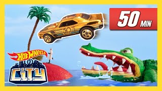 40 Lamborghini Hot Wheels Race Tournament [upl. by Ahsrav676]