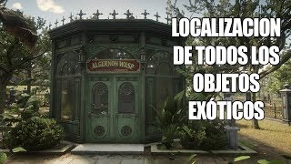 Red Dead Redemption 2Localización de los 182 objetos exóticosTodas las orquídeas huevos y pájaros [upl. by Eikcaj]