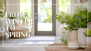 From Winter Wonderland to Spring Blooms Entryway Makeover Ideas [upl. by Dearr]