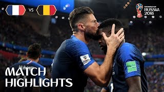 France v Belgium  2018 FIFA World Cup  Match Highlights [upl. by Avram]