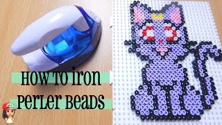 How to Iron Perler Beads Perfectly Tutorial [upl. by Sivatnod]