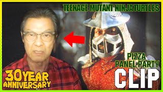 TMNT 1990 Shredder Actor James Saito Ninja Turtles Cast Reunion Clip [upl. by Anetsirk]