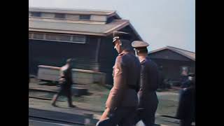 WWII Deportation Kamp Westerbork in early 1943 in color AI enhanced amp colorized [upl. by Aisya945]