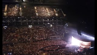 The O2 Arena London concert venue Seat view from Block 419 Row J Seat 905 level 4 high [upl. by Ahsekim]