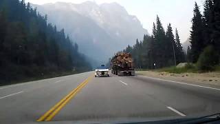 Calgary AB to Vancouver BC drive timelapse [upl. by Nat]