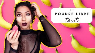 TUTO comment faire sa poudre libre pour le teint 100 naturelle BANANA POWDER [upl. by Yejus]