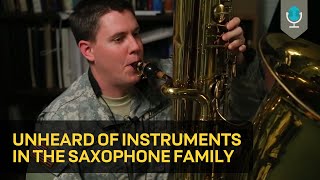 Unheard of Instruments in the Saxophone Family [upl. by Elisabeth]