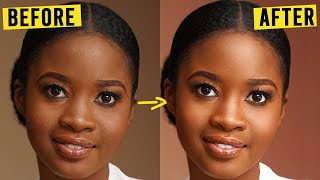 HOW to SKIN RETOUCH using FREQUENCY SEPARATION in less than 10 Minutes Photoshop Tutorial [upl. by Attecnoc]