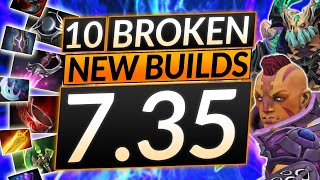 10 NEW BUILDS in Patch 735  Best Item and HERO COMBOS  Dota 2 Guide [upl. by Felicity]