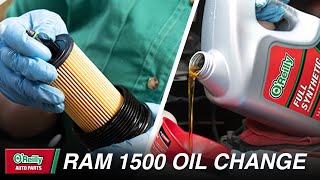 How To Change the Oil and Filter on a 2011 to 2018 RAM 1500 Big Horn [upl. by Yv241]