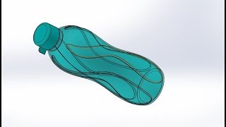 SolidWorks Tutorial  Tupperware Bottle [upl. by Bridwell]