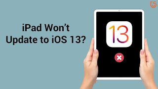 iPad Wont Update to iOS 13 Here is the Fix [upl. by Janiuszck]