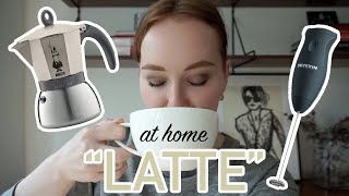 HOW TO MAKE A quotLATTEquot AT HOME moka pot  frother [upl. by Yhtak370]