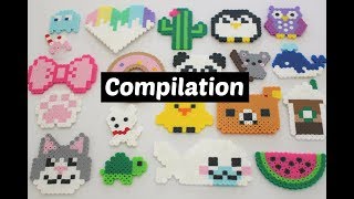 Perler Bead DIY Compilation  20 Designs [upl. by Truelove]