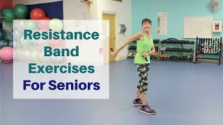 10 Minute Resistance Band Workout For Seniors [upl. by Launce]