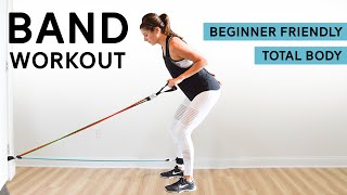 Full Body Resistance Band Workout  Low Impact  Beginner Friendly [upl. by Musetta]