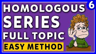 Homologous Series  Organic Chemistry [upl. by Cowley]