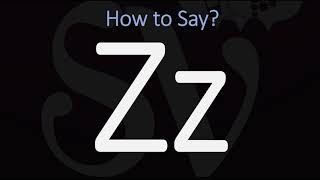 How to Pronounce Z Letter ZED or ZEE British Vs American Pronunciation [upl. by Eednil]