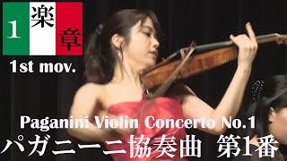 【超絶技巧難易度MAX】【オペラ】パガニーニ協奏曲第1番第1楽章 Paganini Violin Concerto No1 1st mov [upl. by Veda755]