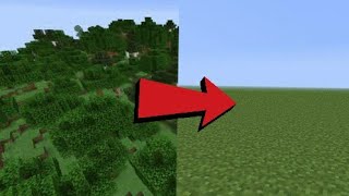 How to clear land quickly in Minecraft works for 121 [upl. by Llorre]