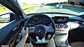 The Mercedes C Class 2020 POV Test Drive [upl. by Nauht867]