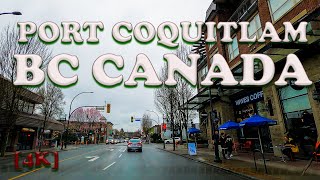 PORT COQUITLAM BC CANADA  Spring 2022  Driving Tour 4K [upl. by Yrelbmik681]