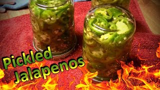 Easy Pickled JALAPENO Pepper Recipe  Crisp and Crunchy Peppers [upl. by Louanna]