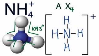 NH4 Molecular Geometry  Shape and Bond Angles [upl. by Enrika]