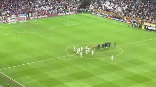 Argentina vs France  Full penalty Shootout  view from stands [upl. by Dihsar971]