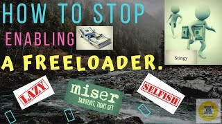 How to Stop Enabling A Freeloader Freeloader Enabler mooching freeloadingfriends entitled [upl. by Tawnya]