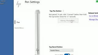 HP Pen Settings [upl. by Aldarcy]