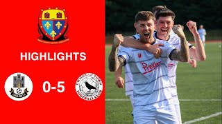 Caerleon 05 Cwmbrân Town  Gwent FA Senior cup  Quarter final highlights [upl. by Yht]