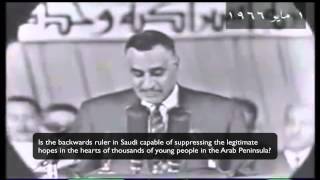 Gamal Abdel Nasser Speech Yemen 1962 [upl. by Rogerg]