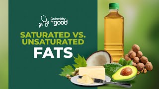 Saturated fats vs Unsaturated fats [upl. by Feune]