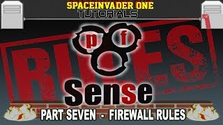 A comprehensive guide to pfSense Pt 7  Firewall Rules Nat Aliases UPnp [upl. by Salvay]