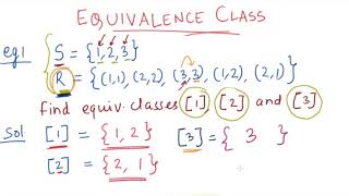 Equivalence Classes Class 12 CBSE Mathematics  Definition Properties Examples [upl. by Remington]