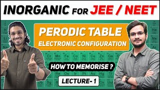 Inorganic Chemistry for JEENEET  Periodic Table  Lecture 1 [upl. by Eulalee800]