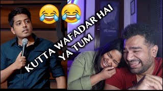 DOGS REACTION  AKASH GUPTA  FUNNY STAND UP COMEDY [upl. by Priebe]