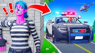 EXTREME Hide amp Seek VS Police Fortnite [upl. by Anikehs472]