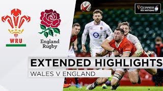 Wales v England  EXTENDED Highlights  Thriller at the Principality  2021 Guinness Six Nations [upl. by Subocaj]