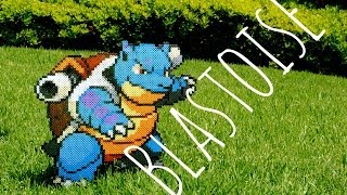 BLASTOISE Perler Bead Over 2600 beads [upl. by Ecal509]